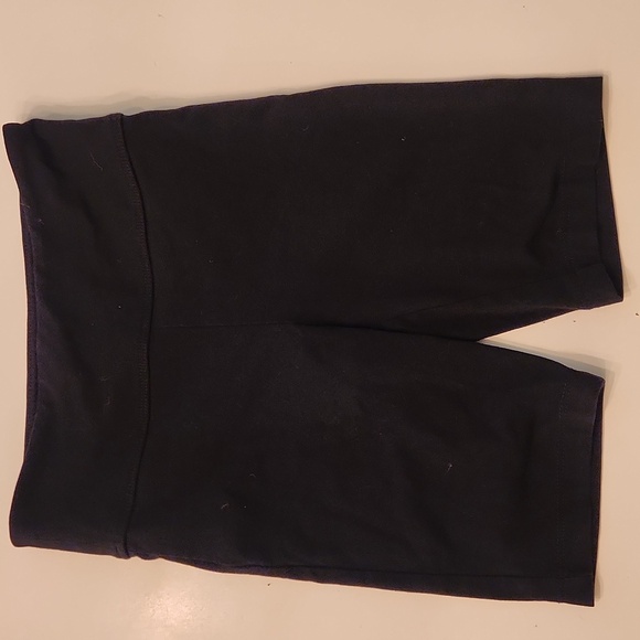 Nordstrom Black Biker Shorts Small 7 8 - Picture 1 of 6
